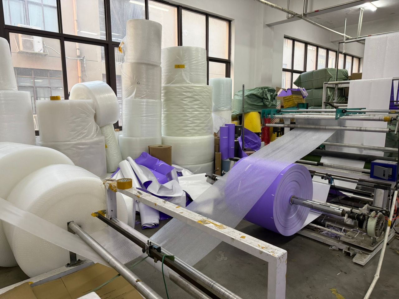 Conveyor belt factory visit with Thai clients