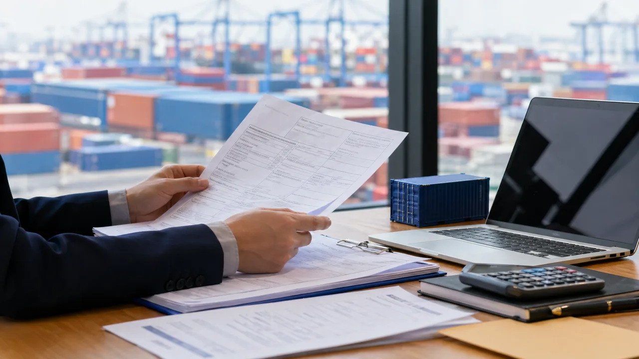 Order and shipment documents being reviewed