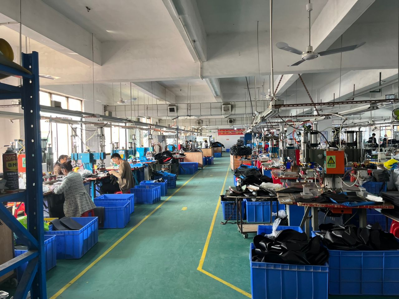 Factory workshop floor for source-level supplier sourcing