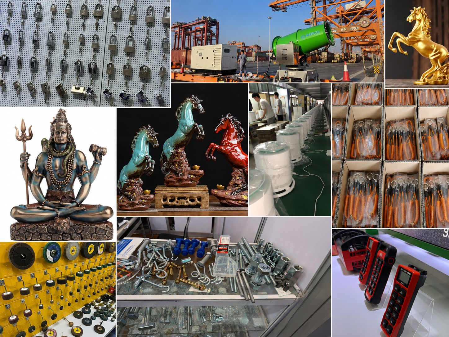 Product categories and sourcing examples from China supplier review