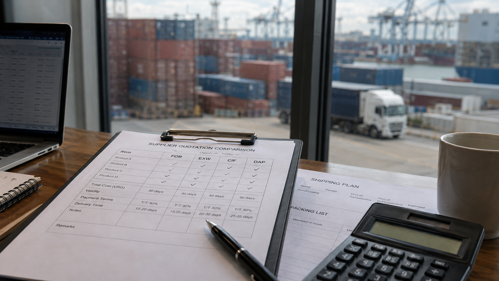 FOB, EXW, CIF, or DAP? What Buyers Should Clarify in a China Supplier Quote
